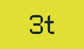 Bold black text "3t" on a bright yellow background, exuding an energetic vibe reminiscent of rigorous training environments.