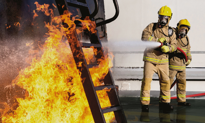 Fire safety training at 3t